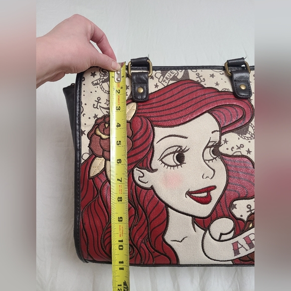 Loungefly Disney The Little Mermaid Ariel True Love Tattoo Tote Bag Purse - Picture 15 of 15